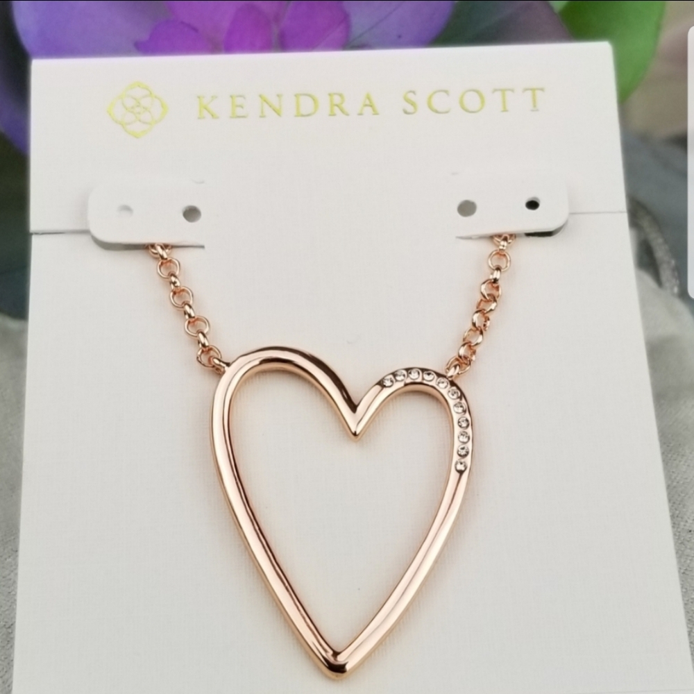Kendra Scott, Ansley, Heart, Necklace